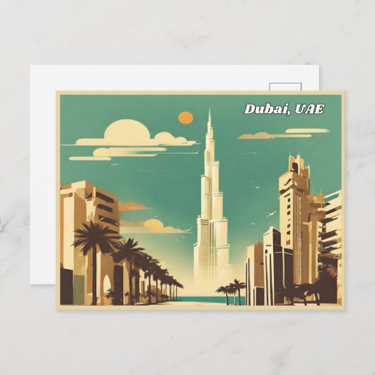 Dubai, VAE Briefkaart (Voorkant / Achterkant)