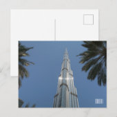 Dubai VAE Burj Khalifa Feestdagenkaart (Voorkant / Achterkant)