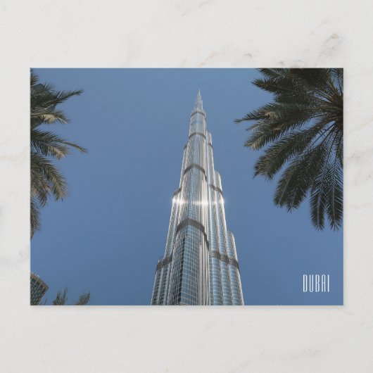Dubai VAE Burj Khalifa Feestdagenkaart (Voorkant)