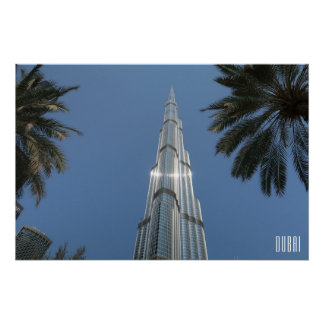 Dubai VAE Burj Khalifa Perfect Poster