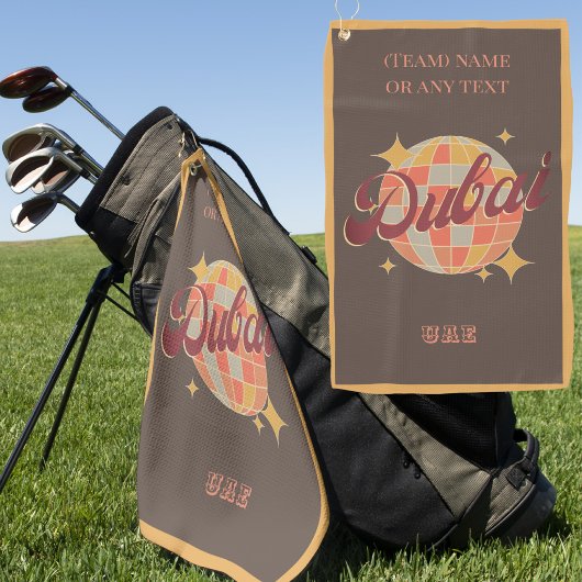 Dubai VAE golf golfer Golfhanddoek