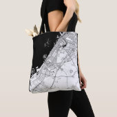 Dubai VAE Kaart Tote Bag (Dichtbij)