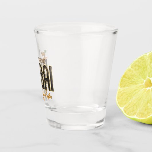 Dubai vakantie Ontdek de magie van uw avontuur Shot Glas (Rechts)