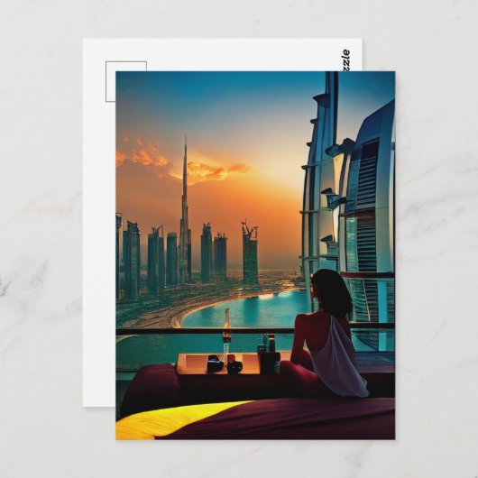 Dubai van de toekomst briefkaart (Voorkant / Achterkant)