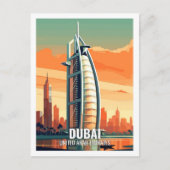 Dubai Verenigde Arabische Emiraten Beroemde reispl Briefkaart (Voorkant)