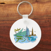Dubai - Verenigde Arabische Emiraten.png Sleutelhanger (Voorkant)