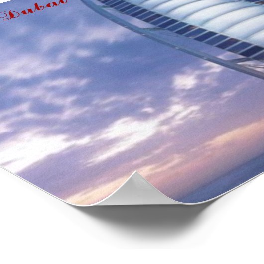 Dubai, Verenigde Arabische Emiraten Poster (Hoek)