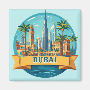 🧲 Dubai Verenigde Arabische Emiraten Reis Souveni Magneet