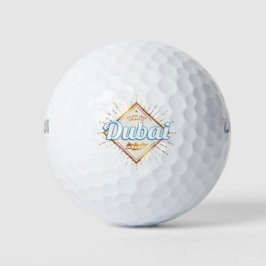 Dubai Verenigde Arabische Emiraten  VAE Souvenir Golfballen