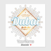 Dubai Verenigde Arabische Emiraten  VAE Souvenir Sticker (Vel)