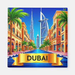 🧲 Dubai Verenigde Arabische Emiraten Vakantieheri Magneet