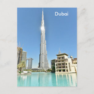 Dubai Vintage Travel Tourism and Briefkaart