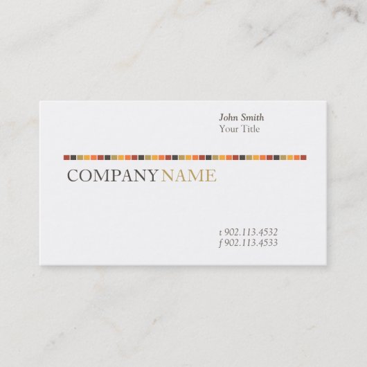 Dubai Visitekaartje (Voorkant)