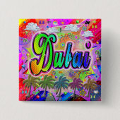 Dubai Vista Express-Button Vierkante Button 5,1 Cm (Voorkant)