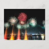 Dubai vuurwerk briefkaart (Voorkant)