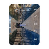 Dubai walkway uitzicht koelkastmagneet magneet (Verticaal)