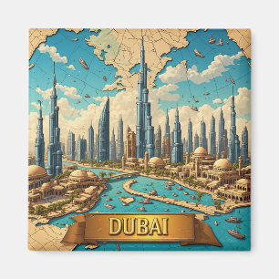 🧲 Dubai Woestijn Avontuur Reis Herinnering ✈️ Magneet