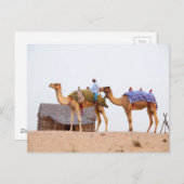 Dubai woestijn briefkaart (Voorkant / Achterkant)