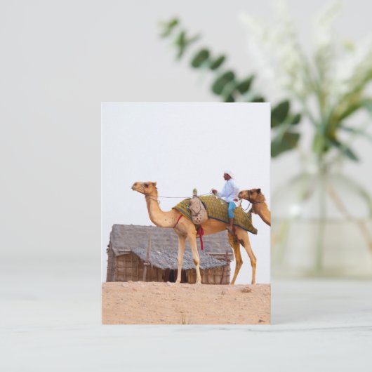 Dubai woestijn briefkaart (Staand voorkant)