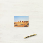 Dubai woestijn en kamelen post-it® notes (Op bureau)