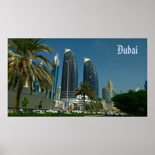 Dubai's Skyscraper Poster (Voorkant)