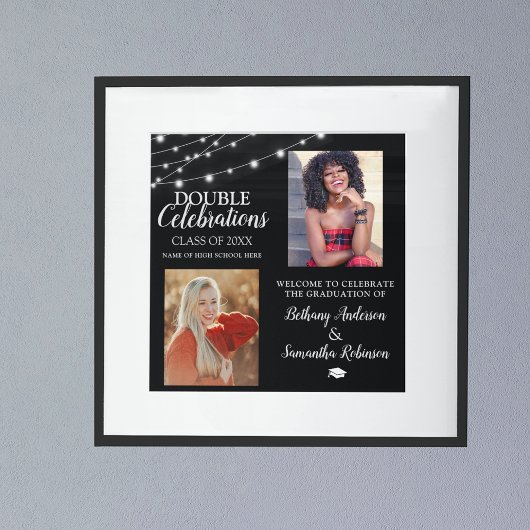 Dubbel 2 Welkomstwoord van het Foto-Afstuderen Poster