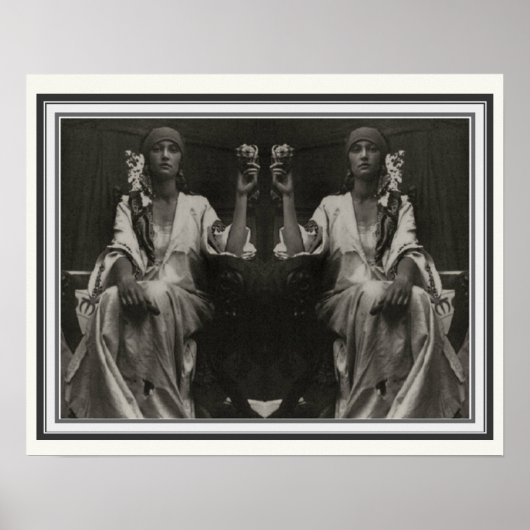 Dubbel Afbeelding Alphonse Mucha Poster 16 x 20 (Voorkant)