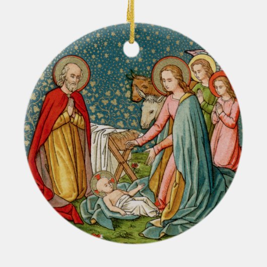 Dubbel Afbeelding/DIY backStarry Heavens (VVP 003) Keramisch Ornament (Achterkant)