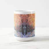 Dubbel Afbeelding Magische Sneeuwscène 15 oz mok (Center)