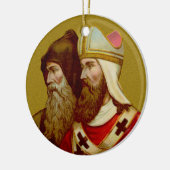 Dubbel Afbeelding SS. Cyril & Methodius (M 001) Keramisch Ornament (Links)