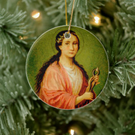 Dubbel Afbeelding St. Apollonia (BLA 001) Keramisc Keramisch Ornament