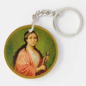 Dubbel Afbeelding St. Apollonia (BLA 001) Sleutelhanger (Achterkant)