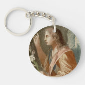 Dubbel Afbeelding St. Gabriel the Archangel (M 011 Sleutelhanger (Voorkant)
