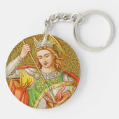 Dubbel Afbeelding St. George (SNV 13) Sleutelhanger (Achterkant)