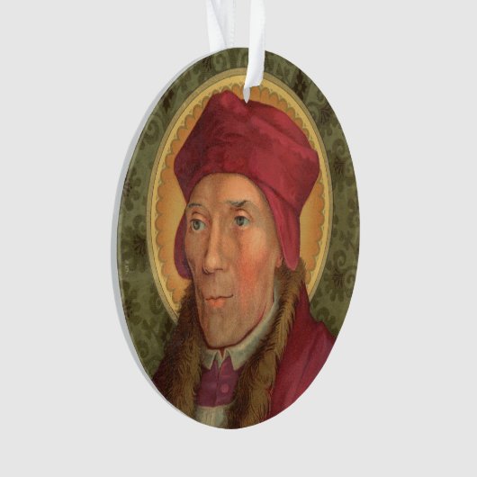 Dubbel Afbeelding St. John Fisher (SAU 025) CircAc Ornament (voorkant)