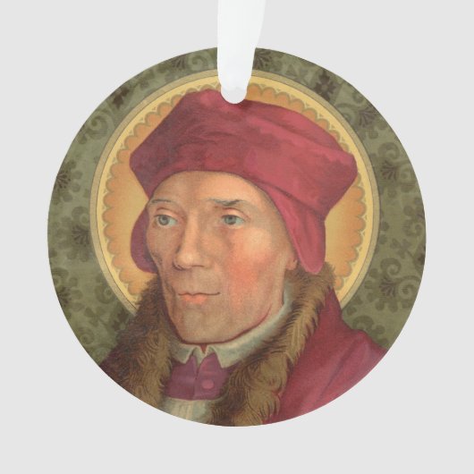 Dubbel Afbeelding St. John Fisher (SAU 025) CircAc Ornament (voorkant)