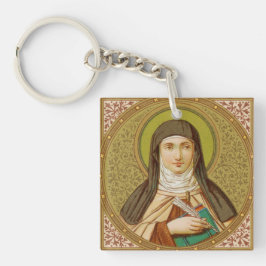 Dubbel Afbeelding St. Teresa van Avila (SNV 27) Sleutelhanger