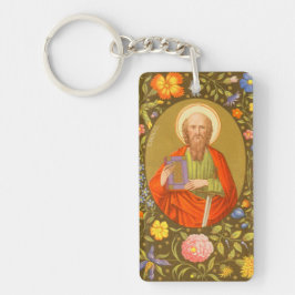 Dubbel Afbeelding van de apostel Paulus (PM 06) Sleutelhanger