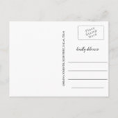 Dubbel Afstuderen De datumfoto opslaan Briefkaart (Achterkant)