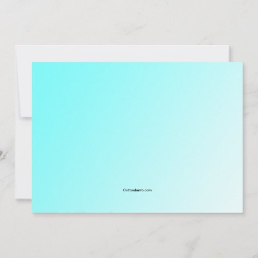 Dubbel Afstuderen Pet gooien Kaart (Achterkant)