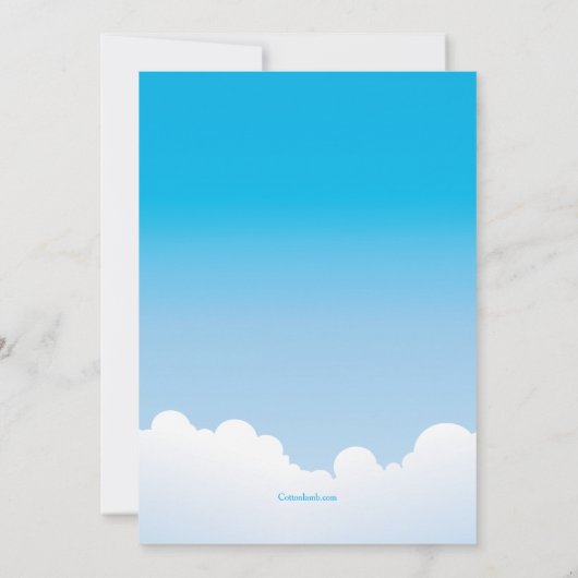 Dubbel Afstuderen Pet Toss Verticaal Kaart (Achterkant)