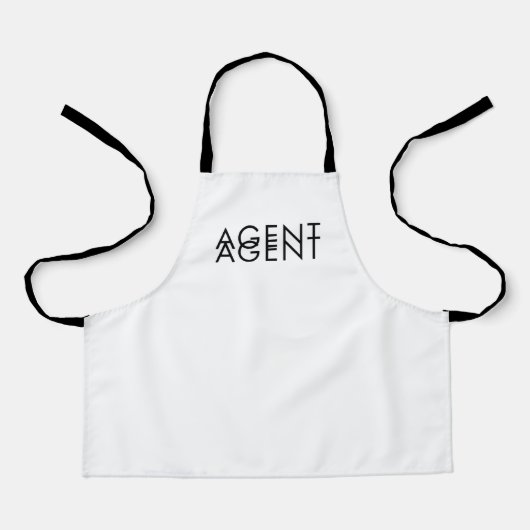 Dubbel Agent Pictogram Schort (Voorkant)