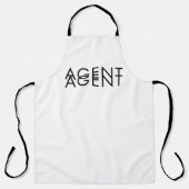 Dubbel Agent Pictogram Schort (Voorkant)