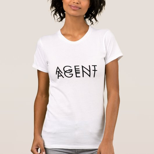 Dubbel Agent Pictogram T-shirt (Voorkant)