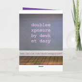 Dubbel Akte Kaart (Achterkant)