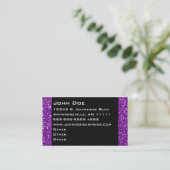 Dubbel Amethyst-Visitekaartje Visitekaartje (Staand voorkant)