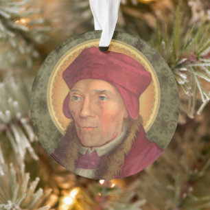 Dubbel beeld St. John Fisher (SAU 025) CircAcrylic Ornament