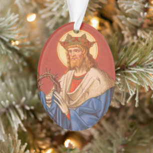 Dubbel beeld St. Louis IX de Koning (PM 05) Acryl Ornament