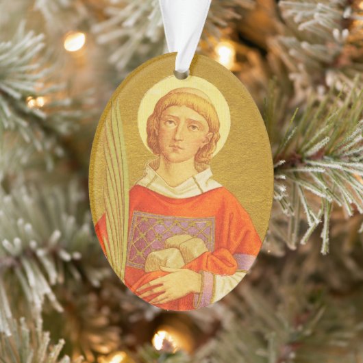 Dubbel Beeld St. Stephen (PM 08) Acryl Ornament (Boom)