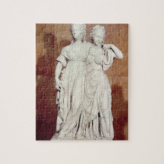 Dubbel beeld van de Princesses Louise (1776-1810) Legpuzzel (Verticaal)
